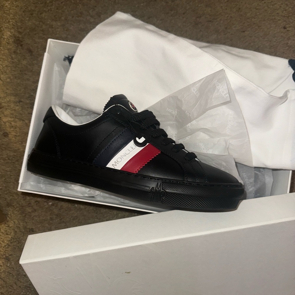 Black Moncler sneakers